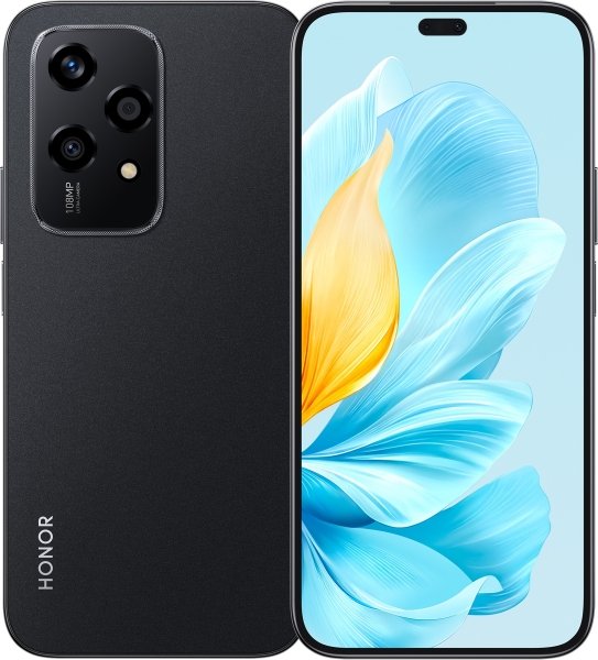 HONOR 200 Lite 8GB+256GB, MediaTek Dimensity 6080, Midnight Black, 6,7" AMOLED Sunlight Display