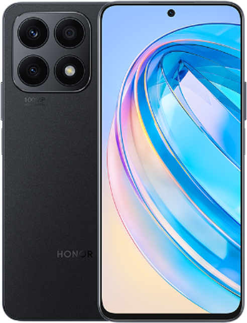 HONOR X8a 6GB+128GB/MediaTek Helio G88/Midnight Black/Ultra-Kamera mit 100 MP