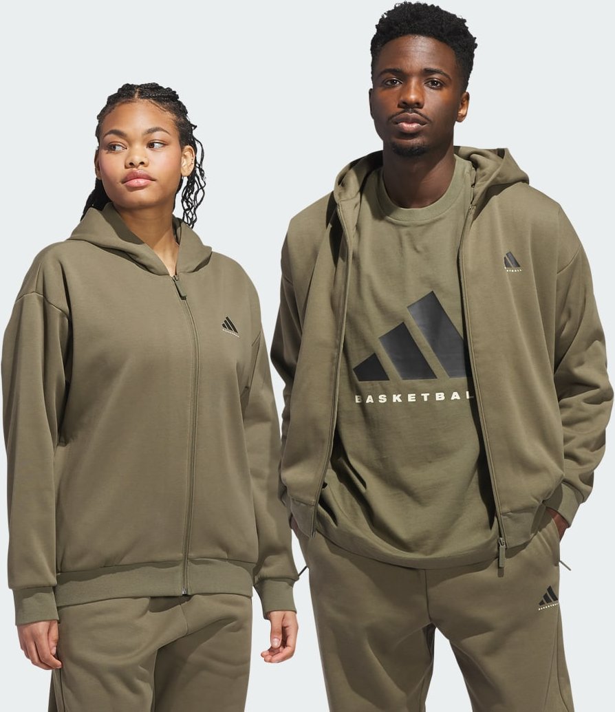 adidas Basketball Kapuzenjacke (genderneutral)