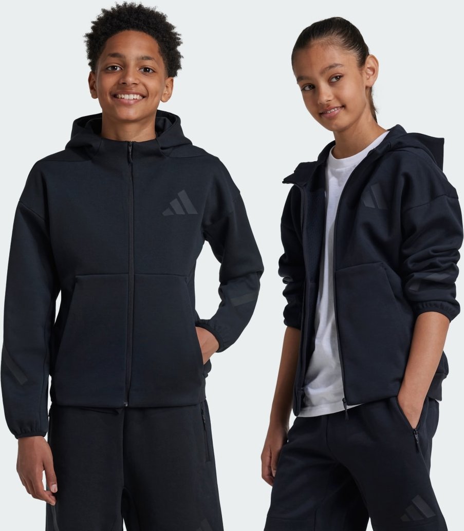 adidas Z.N.E. Track Top mit Kapuze und durchgehendem Reißverschluss