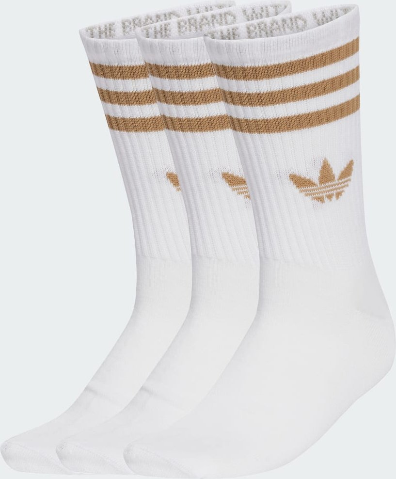 3-Streifen Crew Socken 3er-Pack