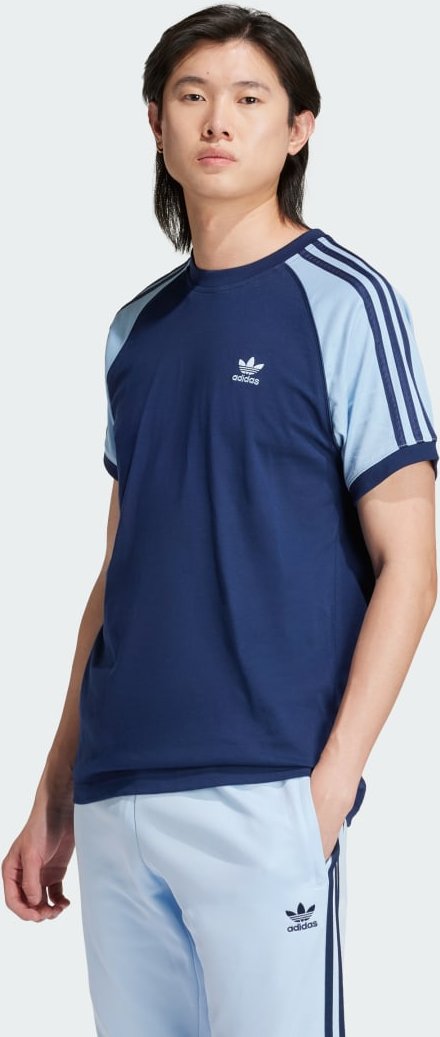 Colourblocked 3-Streifen T-Shirt