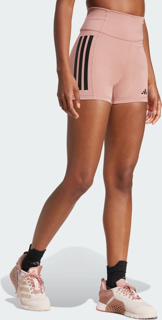 Optime 3-Streifen kurze Leggings