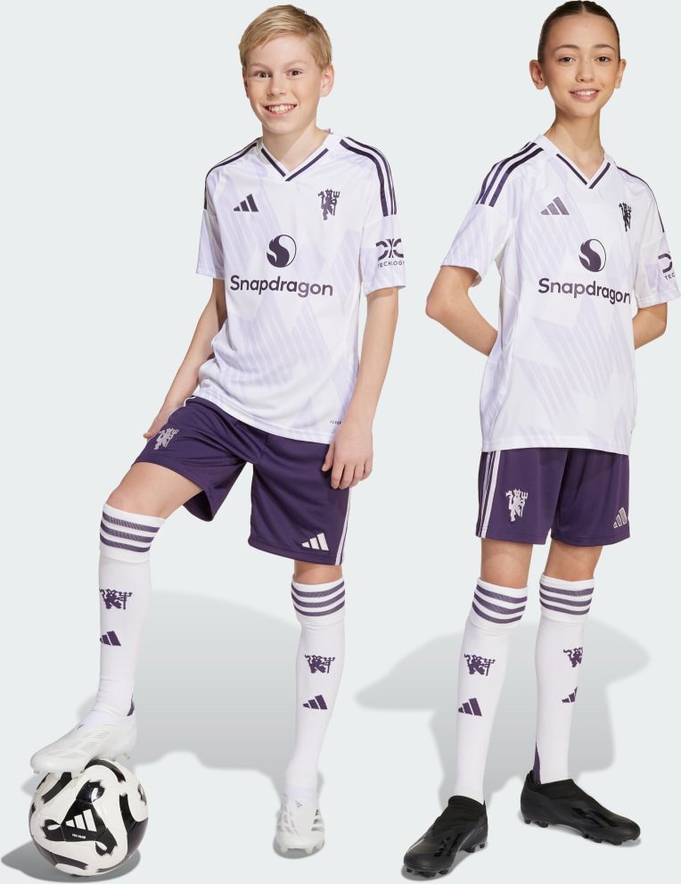 Manchester United 25/26 Kids Auswärtsshorts