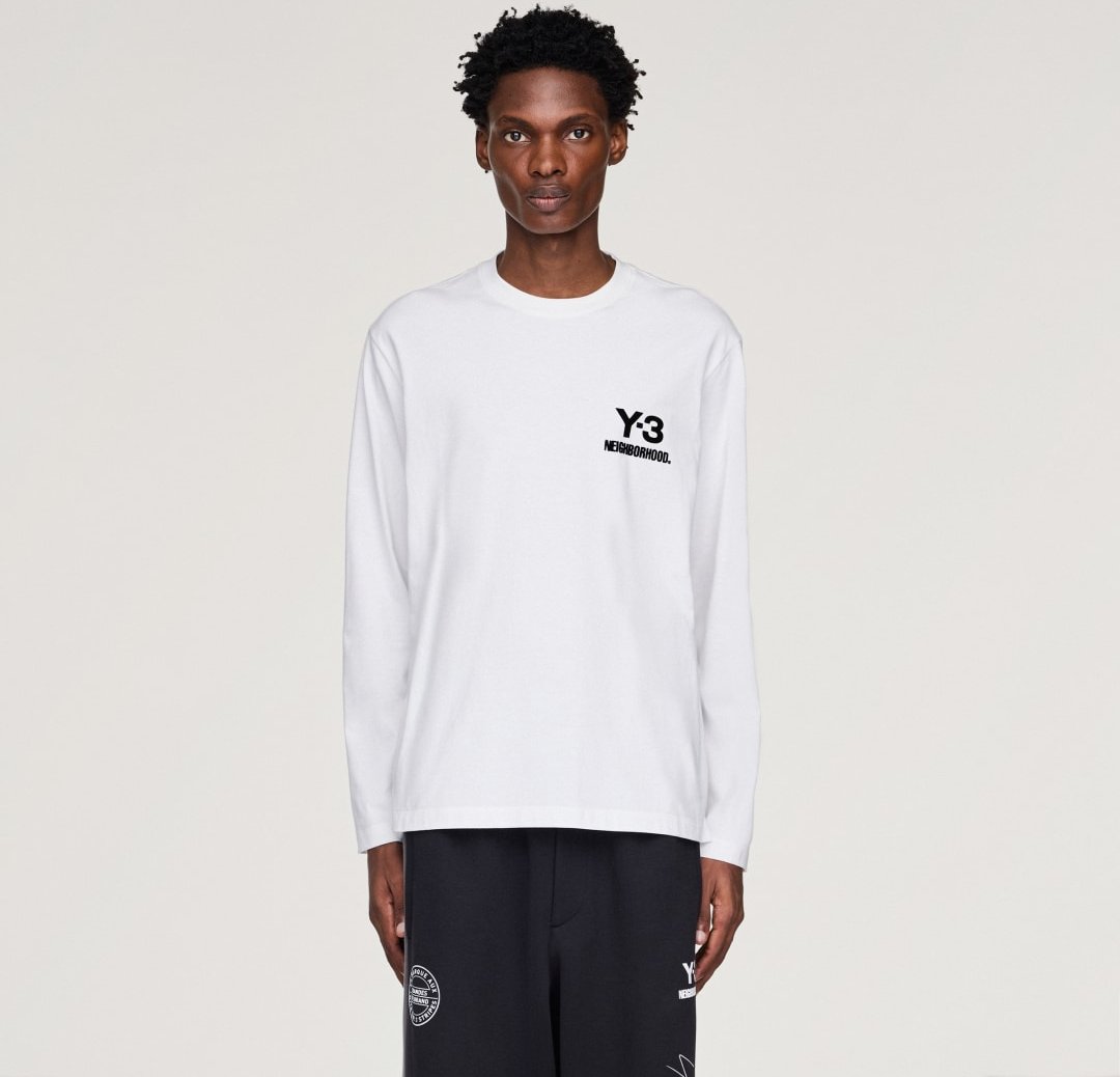 Y-3 NBHD LOGO LS SHIRT