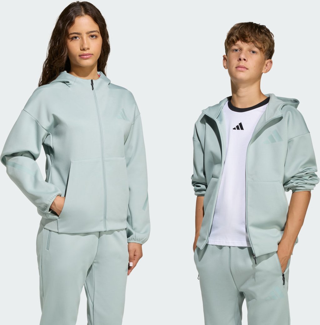 adidas Z.N.E. Track Top mit Kapuze und durchgehendem Reißverschluss