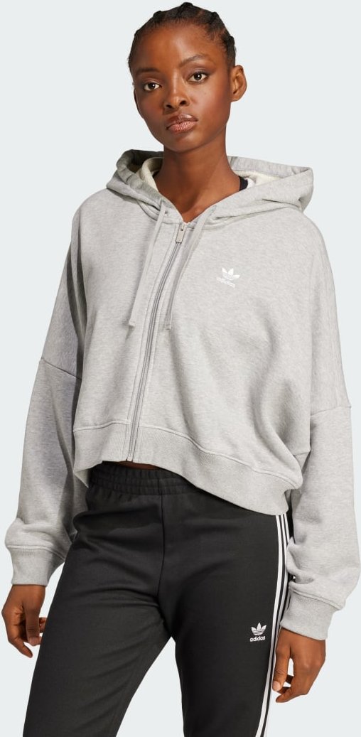 Thumbnail - Essentials Short French Terry Kapuzenjacke