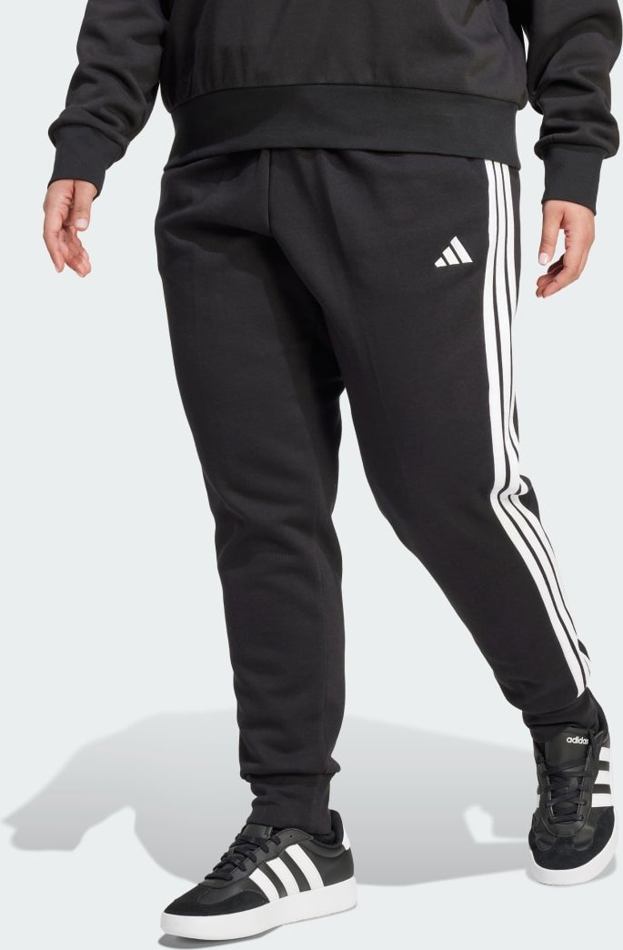 Essentials 3-Streifen Fleece Slim Hose (Große Größen)