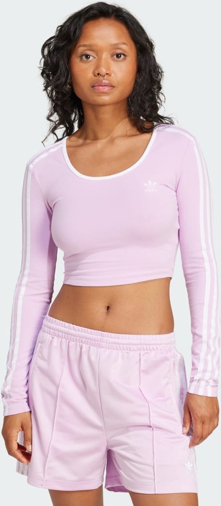 Thumbnail - Adicolor 3-Streifen Crop Longsleeve