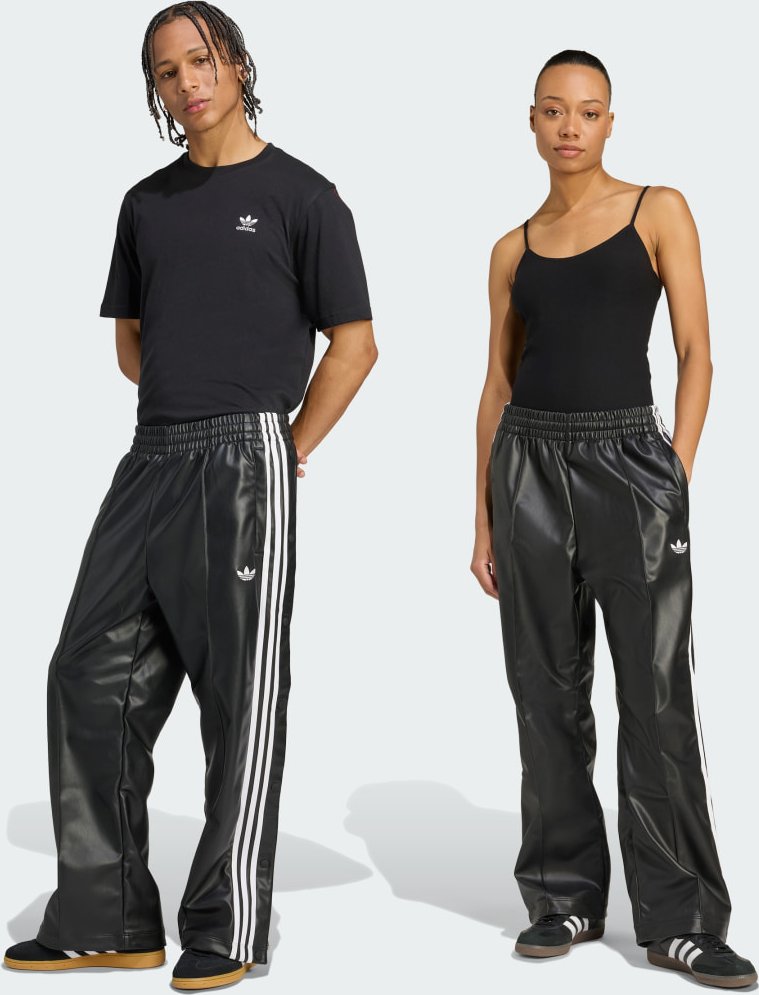 Thumbnail - adidas x Jeremy Scott Synthetikleder Weite Hose