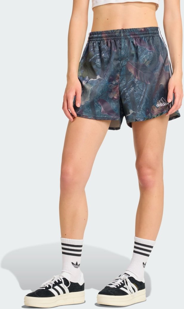 adidas Originals Leaf Camo Print Satinshorts