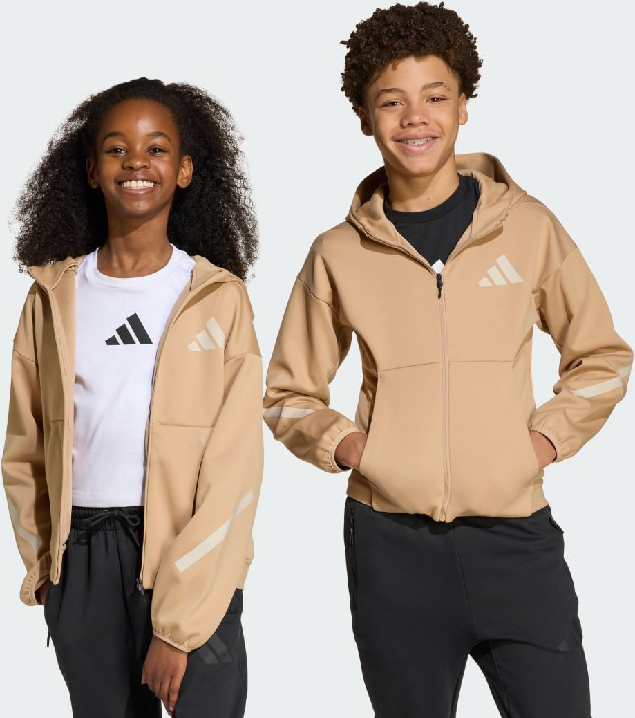 adidas Z.N.E. Track Top mit Kapuze und durchgehendem Reißverschluss
