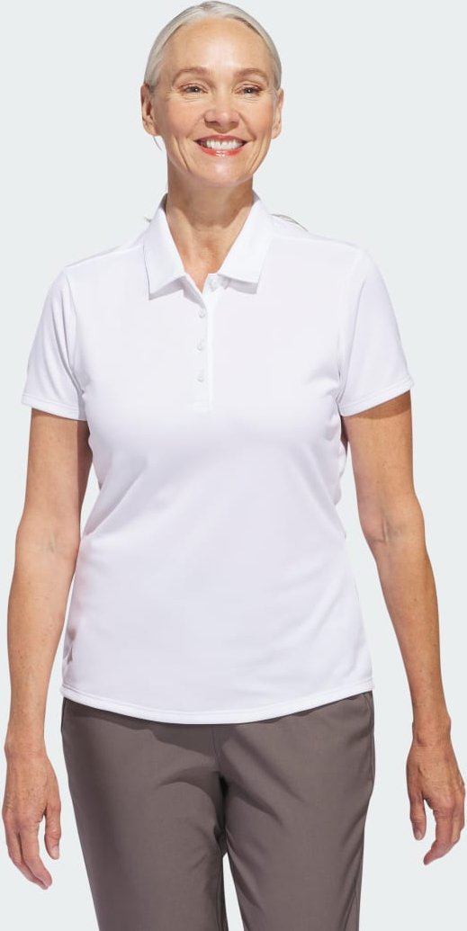 Solid Performance Short Sleeve Poloshirt für Damen