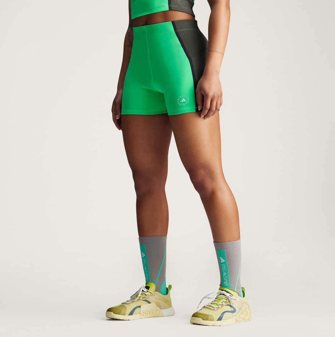 adidas by Stella McCartney kurze Leggings