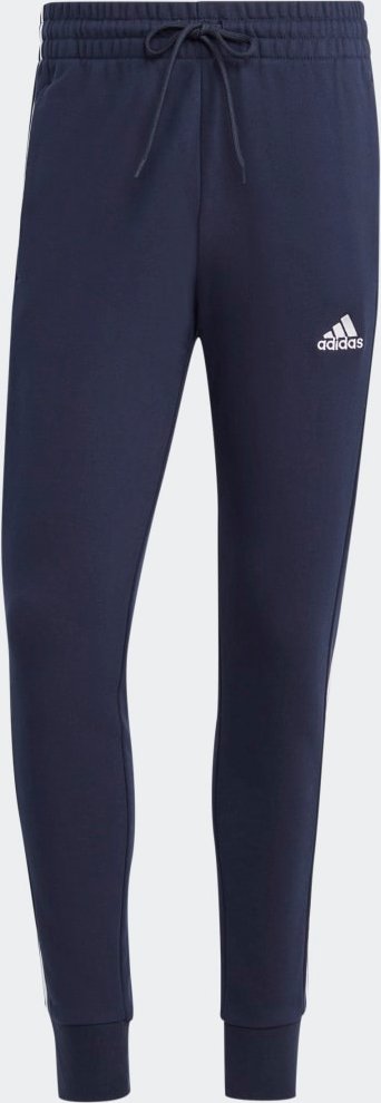 Essentials 3-Streifen French-Terry-Hose mit schmal zulaufendem Bein