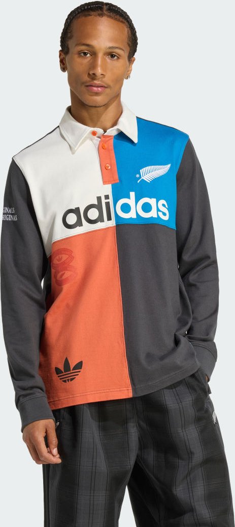 ADIDAS ORIGINALS & ALL BLACKS HERITAGE RUGBY POLOSHIRT