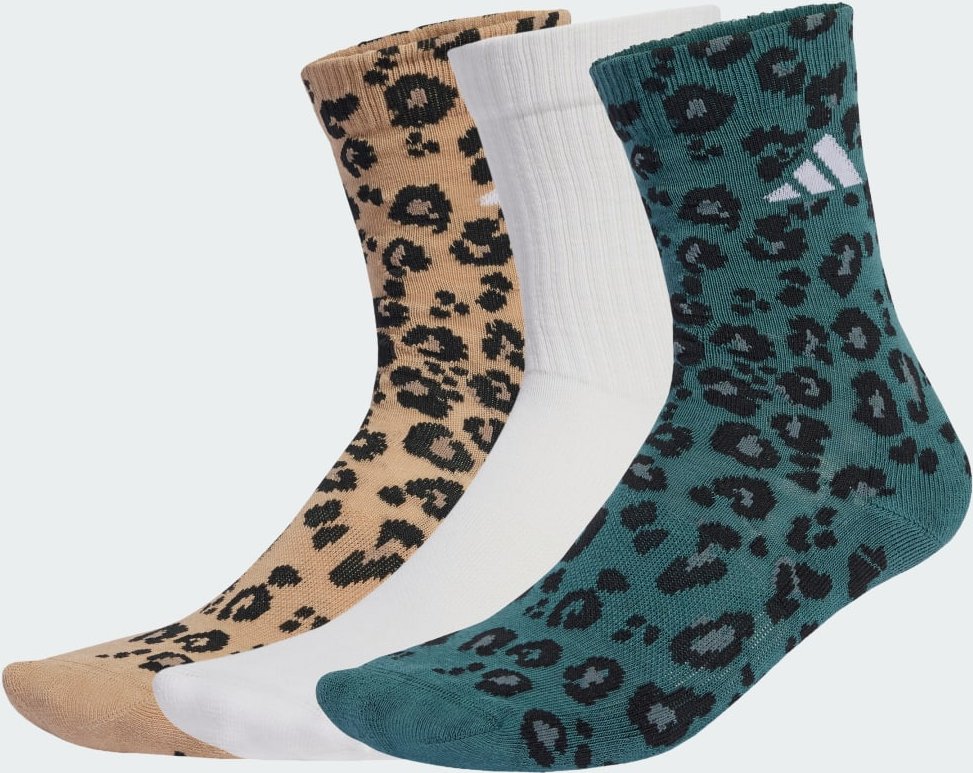 Leopardenprint-Socken 3er-Pack