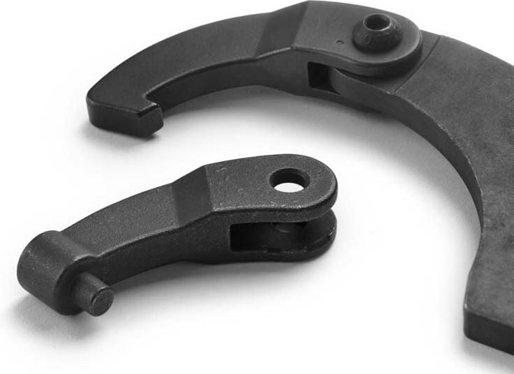 AMF - Gelenk Hakenschlüssel ür Nutmuttern Satz 35 €" 155 mm, 6-teilig Tragekoffer