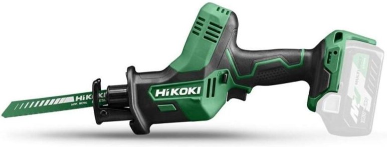 Stichsäge Hikoki CR18DAW4, 3200 SPM, leistungsstarker Motor, robustes Design in schwarz und grün, ideal für schnelle und...