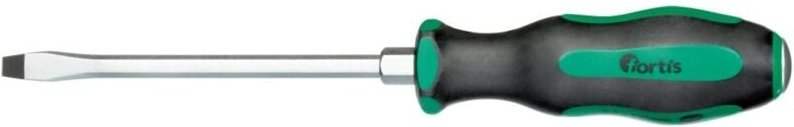 Fortis Schraubendreher mit Schlagkappe 6,5 x 1,2 x 125 mm