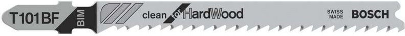 Bosch - pro Hardwood clean T101BF Stichsägeblatt 100 mm 3-tlg. - 2608636226