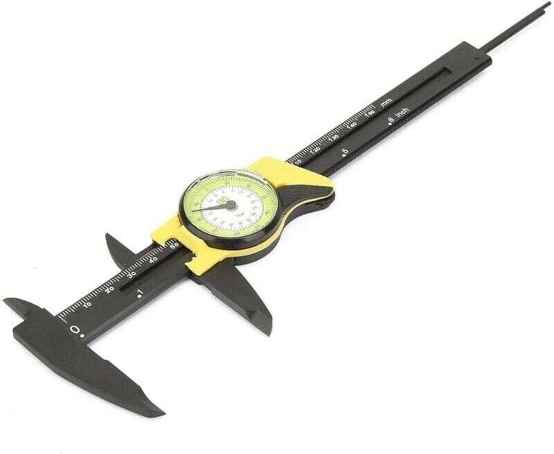 Mikrometer aus Edelstahl, digitaler Messschieber mit LCD-Anzeige (0–150 mm), Genauigkeit 0,1 mm für Außenmessungen