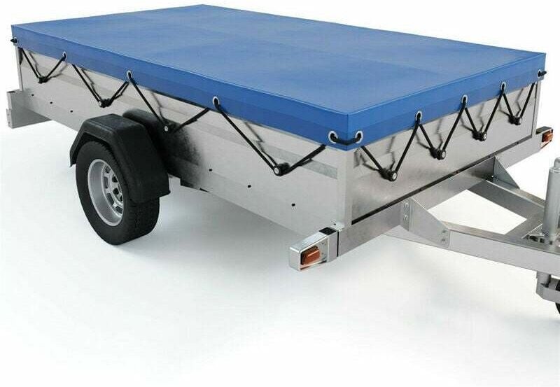 UV-Schutzabdeckung, wasserdichte Plane für Anhänger 208 114 13 cm (Königsblau)