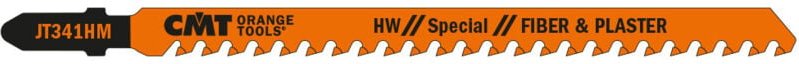 JT341HM-3 3 HM FASERZEMENT-BÜGELSÄGEBLÄTTER 132x5-50x6TPI (GERADE)