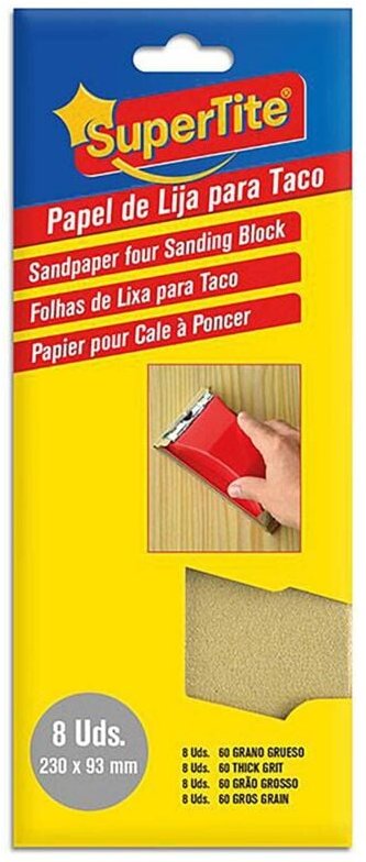 Papier für Schleifklötze – 8 Stück 230 x 93 mm