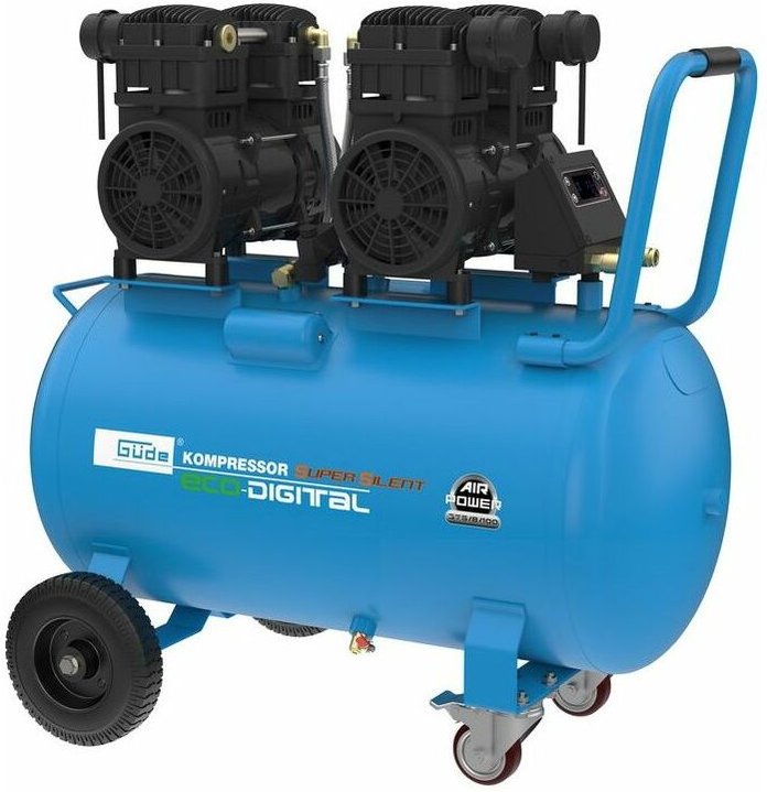 Güde - Kompressor Airpower 375/8/100 silent ölfrei Kolbenkompressor 230V 100L 8bar