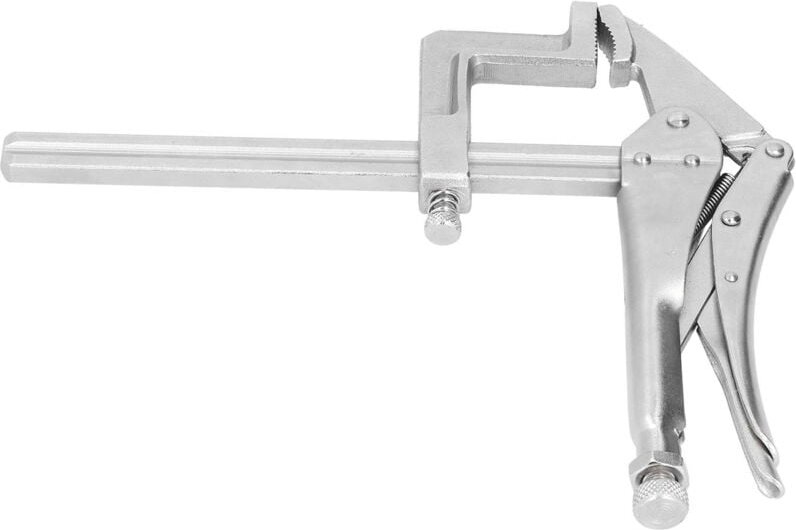 Einhand-Schraubstock, spitze Holzklemmstange aus Chrom-Vanadium-Stahl, F-Klemme, Schnellspann-Griffstange, verstellbare ...