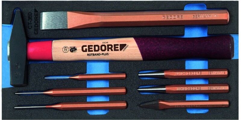 Gedore - Werkzeugmodul 1500 CT1-350 8-teilig 1/3-Modul Schlagwerkzeugsatz
