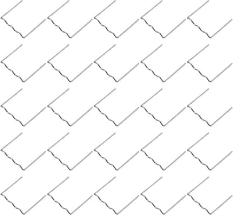 Tlily - 1000 StüCk Metall Standard Vor Geschnitten 0,6Mm HeißKlammern für Kunststoff Hefter Auto StoßStangen Reparatur S...