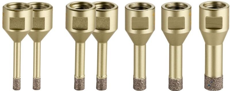 Metabo - Fliesen-Diamantbohrkronen-Set Dry, 7-tlg., m 14 (2 x ø 6, 2 x 8, 1x 10, 1x 12, 1x 14 mm)