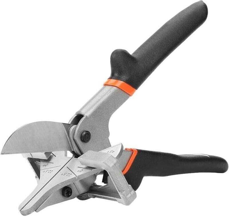 Gehrungszange – Mehrwinkel-Schneidwerkzeug für PVC-Rohre, Mehrwinkel-Gehrungsverbindungswerkzeug, Handschneidwinkel 0°–1...