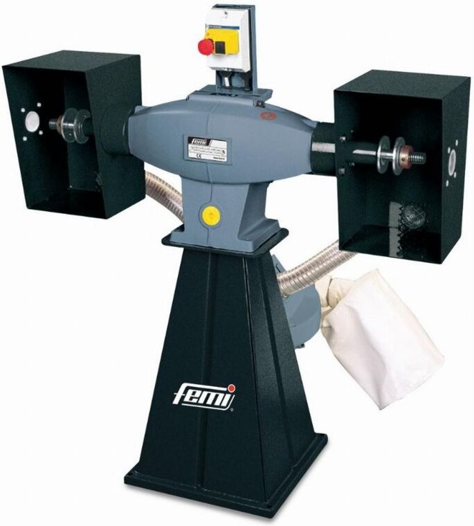 Polierscheibe Femi 2200 w – Doppelbürste – ökologische Industrieserie – 203