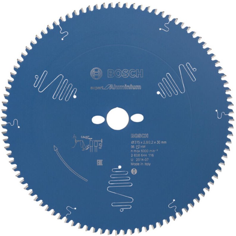 Kreissägeblatt Expert for Aluminium, 315 x 30 x 2,8 mm, 96 - Bosch