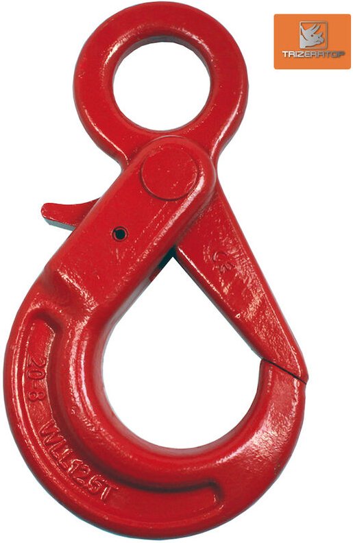 Sicherheits-Ösenhaken, selbstschließend GK8 16 mm Ösenlasthaken 8t