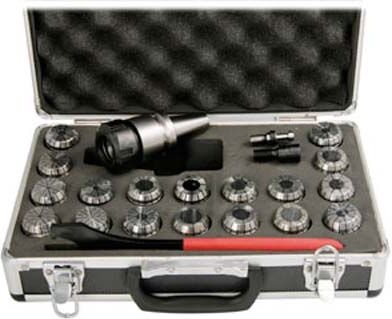 Optimum - Spannzangenfutter iso 30 ER32, mit 18 Spannzangen 3352054