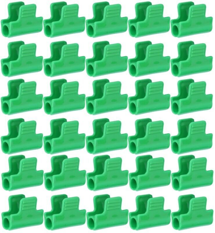Vtizikl 30 clips pour film plastique, colliers de serrage pour serre, accessoires de jardinage