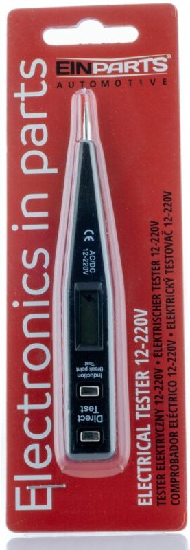 Spannungsprüfer mit LCD-Anzeige 12-220V - präzise Messung