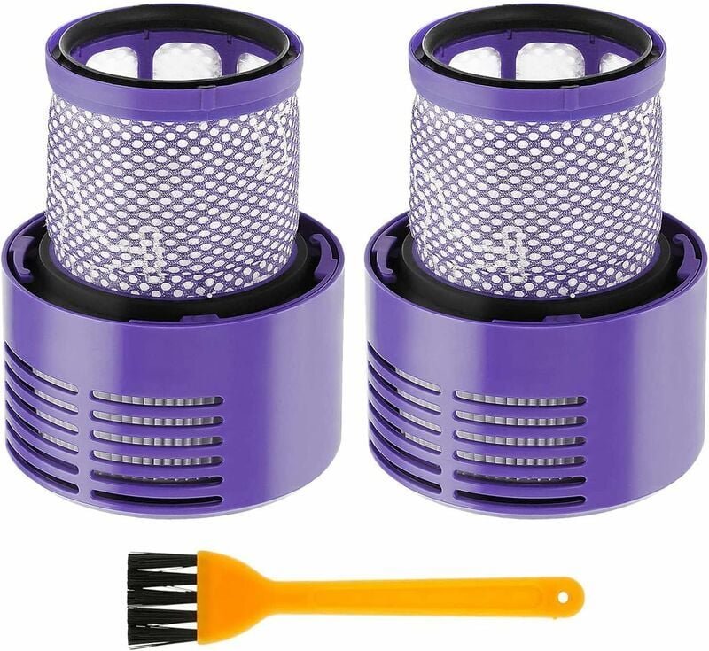 2er-Pack waschbarer, wiederverwendbarer Ersatzfilter für Dyson V10 SV12 Cyclone Animal Absolute Motorhead Total Clean Pr...