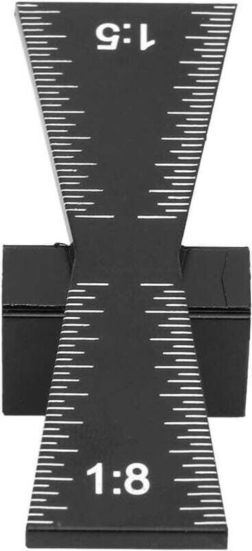 Aluminium-Schwalbenschwanzlehre, Holzbearbeitungswerkzeug, Winkelmesswerkzeug, zum Messen von Holz, Rohren und anderen G...