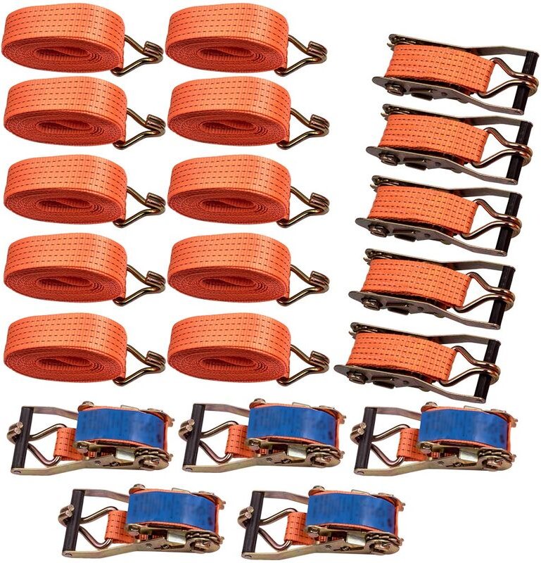 10 x 5000kg 6m 5tone Profi Spanngurte 2tlg. Zurrgurte Ratschengurte Gurt 5T10x 5000kg 6m 5tone Profi Spanngurte 2 teilig...