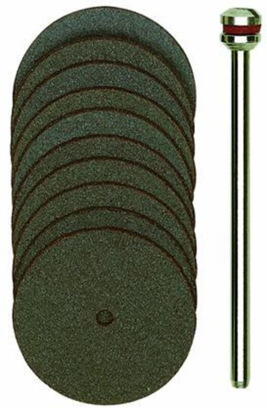 Proxxon - Trennscheiben, ø 22 mm, 10 Stück + 1 Träger - 28810