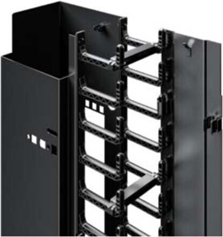 Rittal Kabelkanal für VX IT TE42 HE, RAL 9005 DK 5302.052