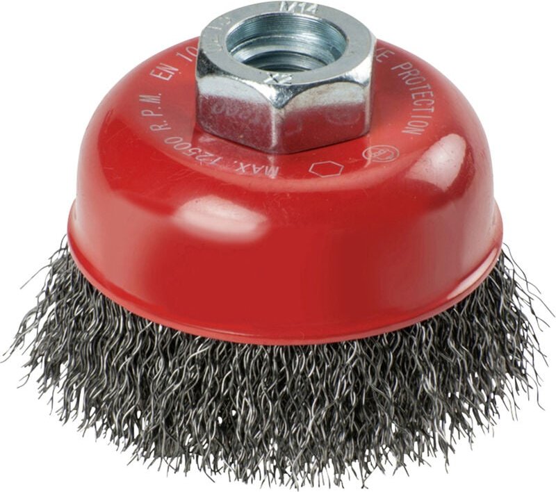 KWB - aggresso-flex® topfbürste, stahldraht, gewellt 719106 1 St.