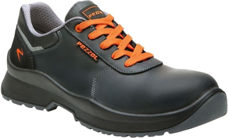 Pezzol Shelby Orange S3 SRC Sicherheitsschuhe - 45 EU - Negro