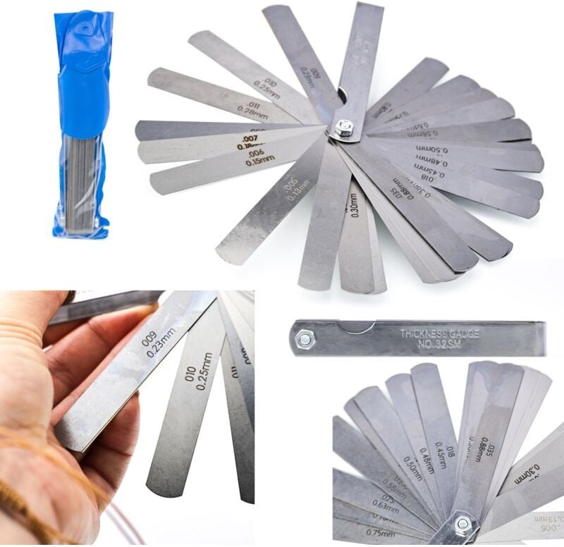 Rosfix Fühlerlehre 0,04-0,8mm 32 Stk.