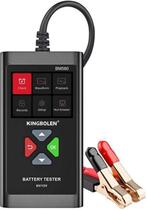 BM580 12V Batterietester 6 Autoladegerät Starthilfe Testschaltung Ladeanalysator Kfz